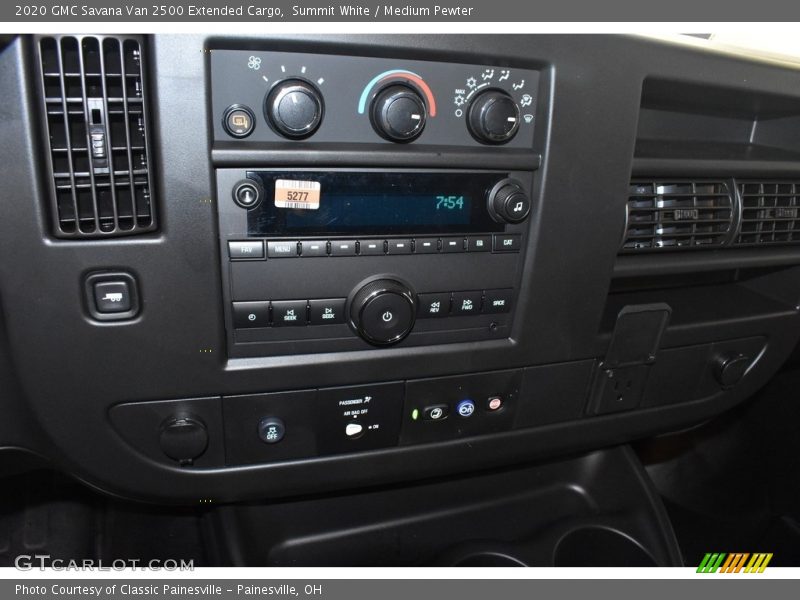 Summit White / Medium Pewter 2020 GMC Savana Van 2500 Extended Cargo