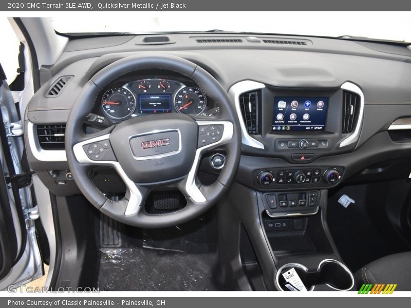 Quicksilver Metallic / Jet Black 2020 GMC Terrain SLE AWD