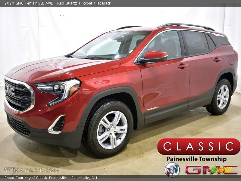Red Quartz Tintcoat / Jet Black 2020 GMC Terrain SLE AWD