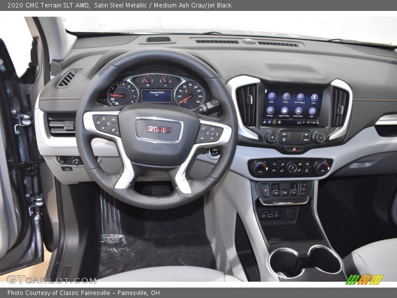 Satin Steel Metallic / Medium Ash Gray/Jet Black 2020 GMC Terrain SLT AWD