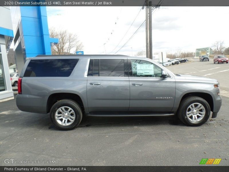 Satin Steel Metallic / Jet Black 2020 Chevrolet Suburban LS 4WD