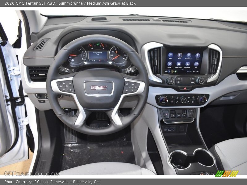 Summit White / Medium Ash Gray/Jet Black 2020 GMC Terrain SLT AWD