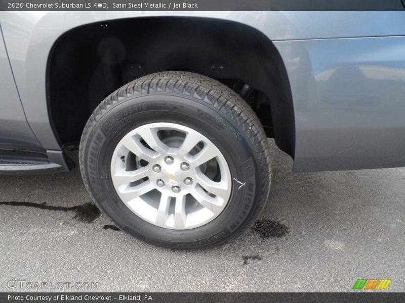 Satin Steel Metallic / Jet Black 2020 Chevrolet Suburban LS 4WD