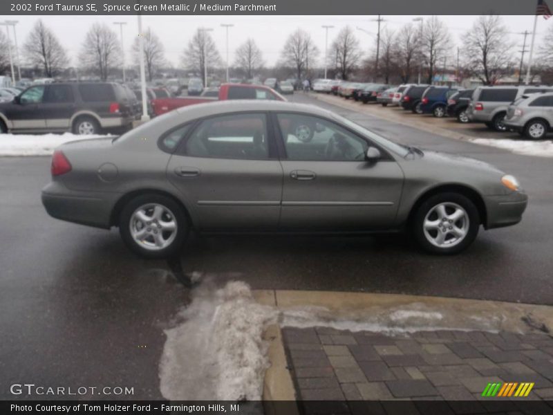 Spruce Green Metallic / Medium Parchment 2002 Ford Taurus SE