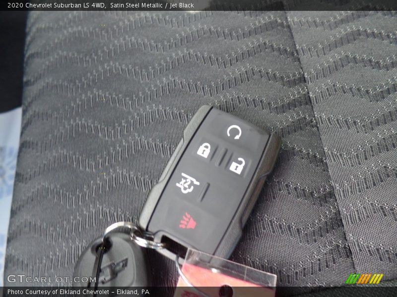 Satin Steel Metallic / Jet Black 2020 Chevrolet Suburban LS 4WD