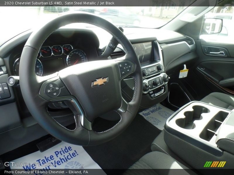 Satin Steel Metallic / Jet Black 2020 Chevrolet Suburban LS 4WD