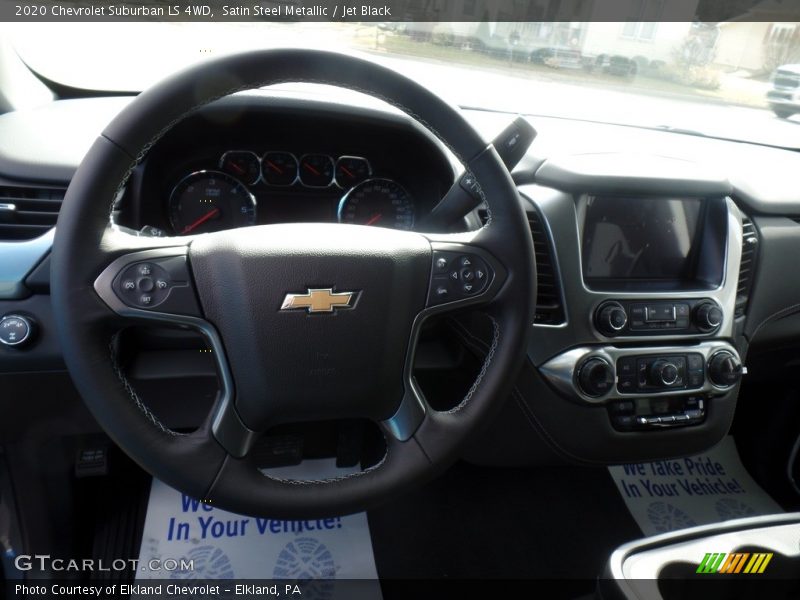 Satin Steel Metallic / Jet Black 2020 Chevrolet Suburban LS 4WD