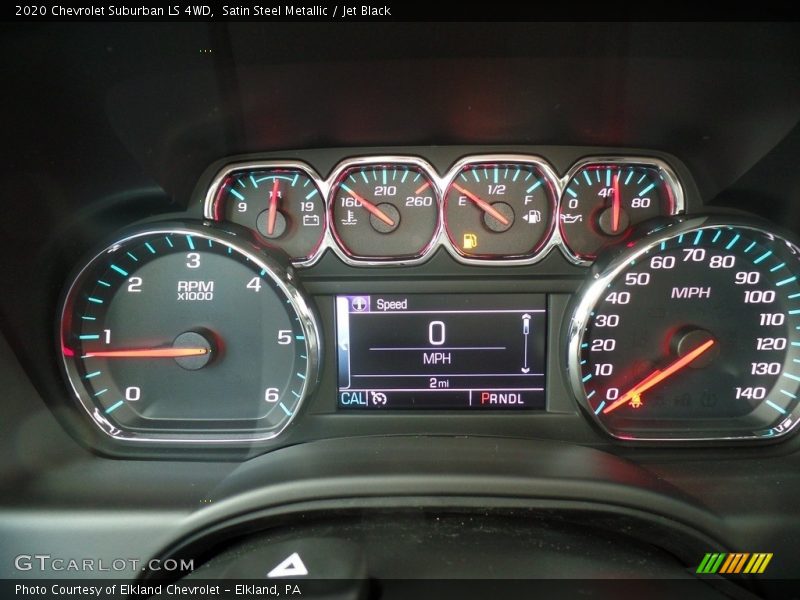 Satin Steel Metallic / Jet Black 2020 Chevrolet Suburban LS 4WD