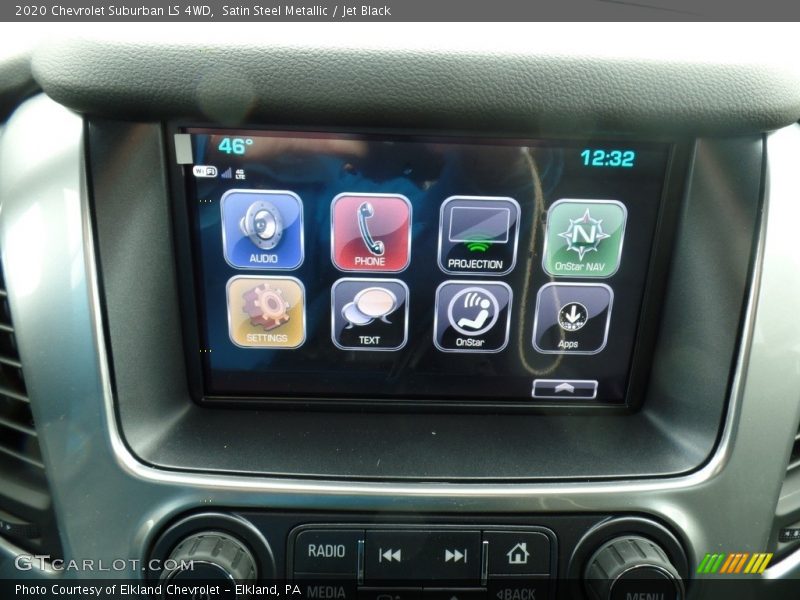 Satin Steel Metallic / Jet Black 2020 Chevrolet Suburban LS 4WD