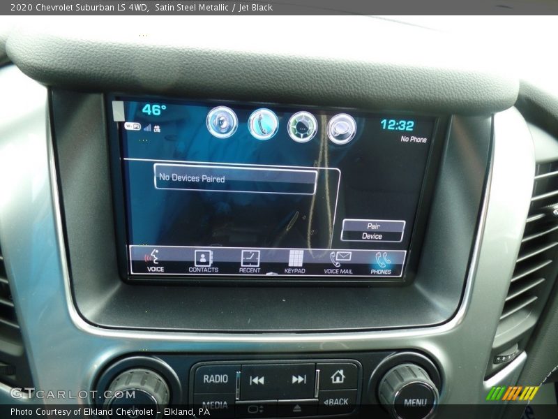 Satin Steel Metallic / Jet Black 2020 Chevrolet Suburban LS 4WD