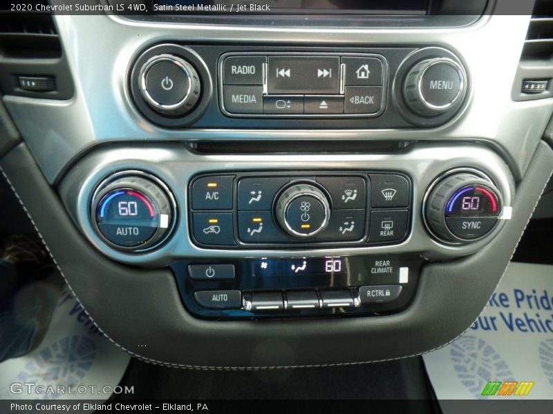 Satin Steel Metallic / Jet Black 2020 Chevrolet Suburban LS 4WD