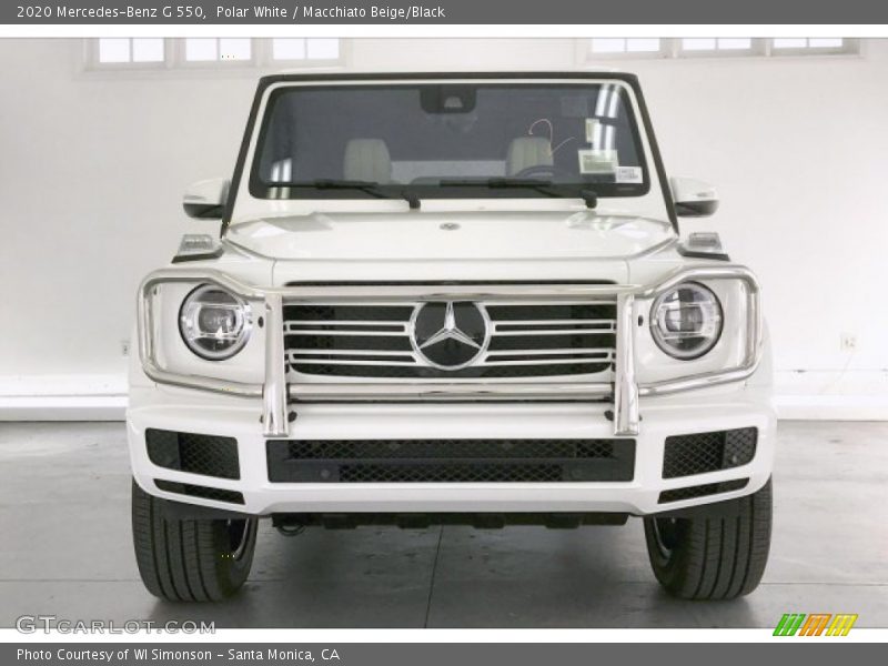Polar White / Macchiato Beige/Black 2020 Mercedes-Benz G 550