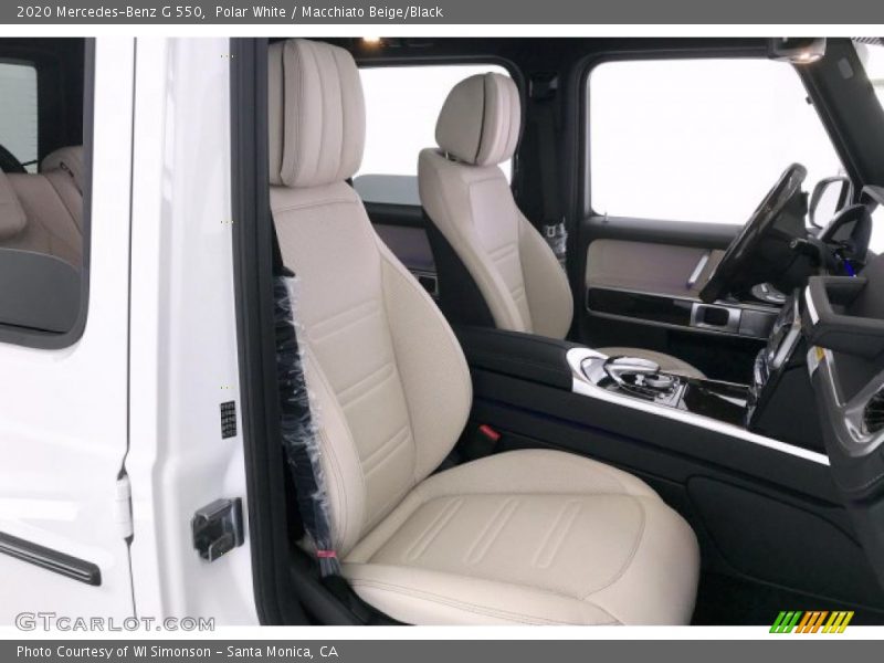 Polar White / Macchiato Beige/Black 2020 Mercedes-Benz G 550