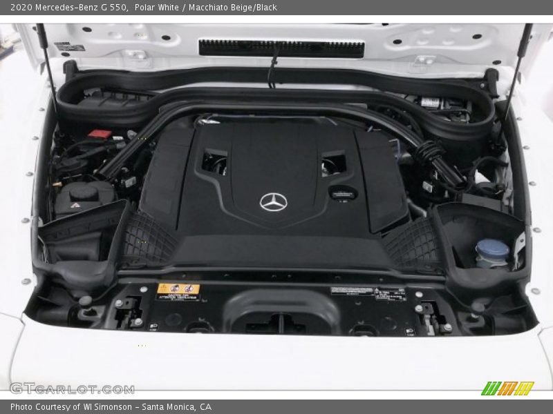 Polar White / Macchiato Beige/Black 2020 Mercedes-Benz G 550