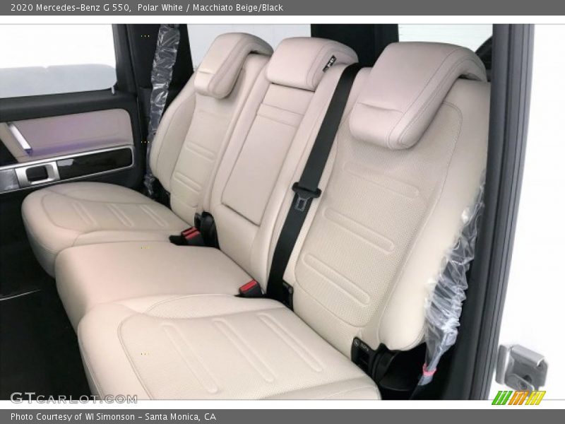 Polar White / Macchiato Beige/Black 2020 Mercedes-Benz G 550