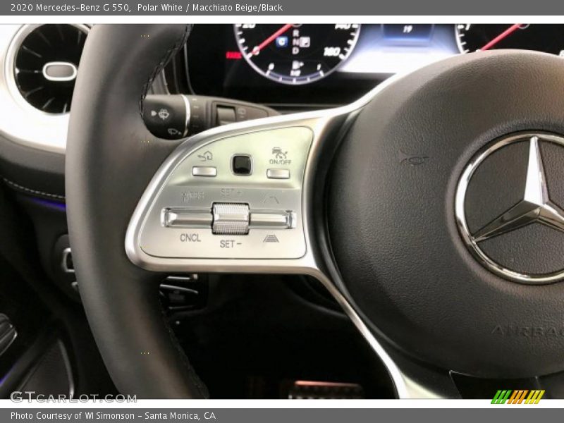 Polar White / Macchiato Beige/Black 2020 Mercedes-Benz G 550