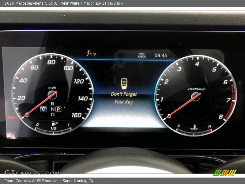 Polar White / Macchiato Beige/Black 2020 Mercedes-Benz G 550