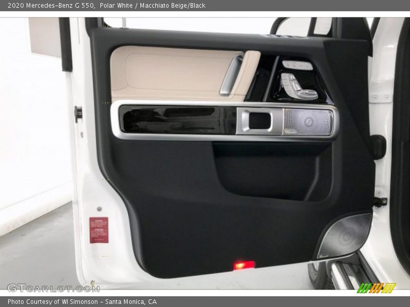 Polar White / Macchiato Beige/Black 2020 Mercedes-Benz G 550