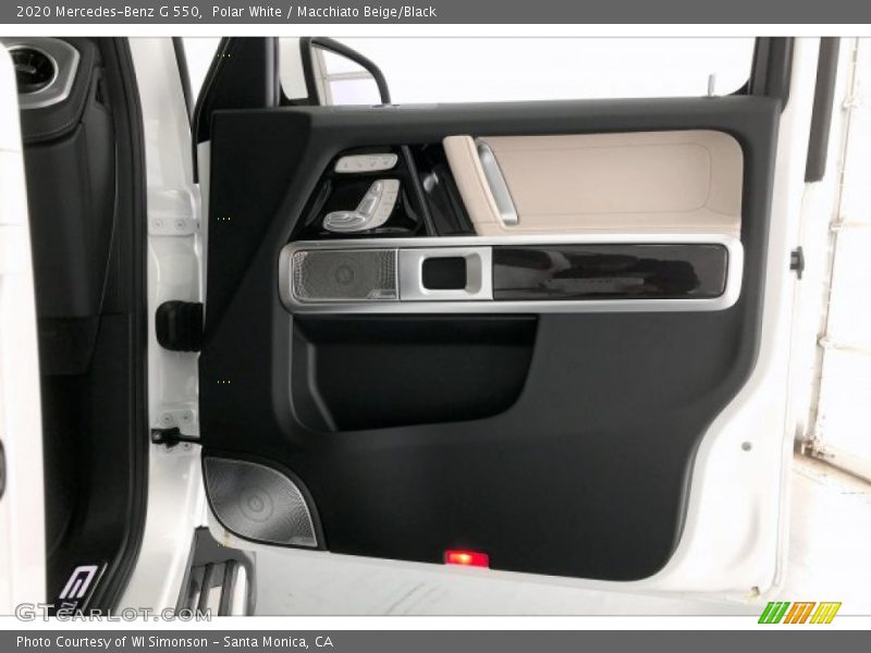 Polar White / Macchiato Beige/Black 2020 Mercedes-Benz G 550