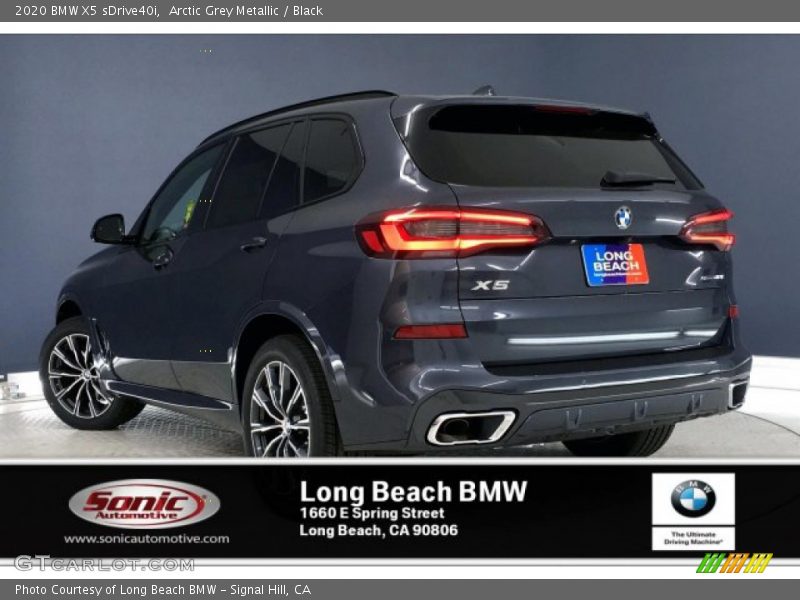 Arctic Grey Metallic / Black 2020 BMW X5 sDrive40i