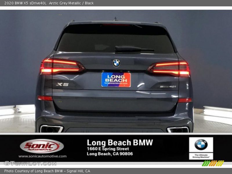 Arctic Grey Metallic / Black 2020 BMW X5 sDrive40i
