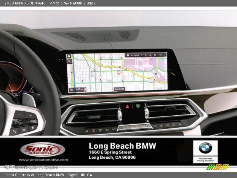 Arctic Grey Metallic / Black 2020 BMW X5 sDrive40i