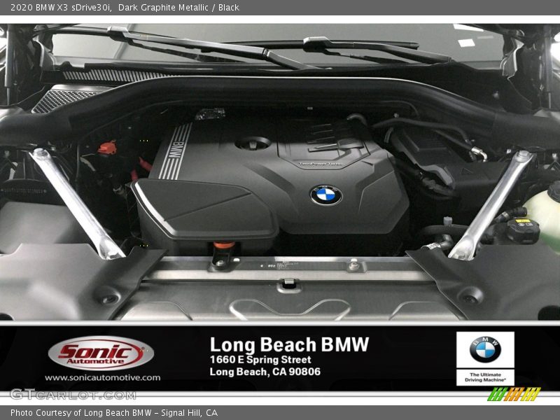 Dark Graphite Metallic / Black 2020 BMW X3 sDrive30i