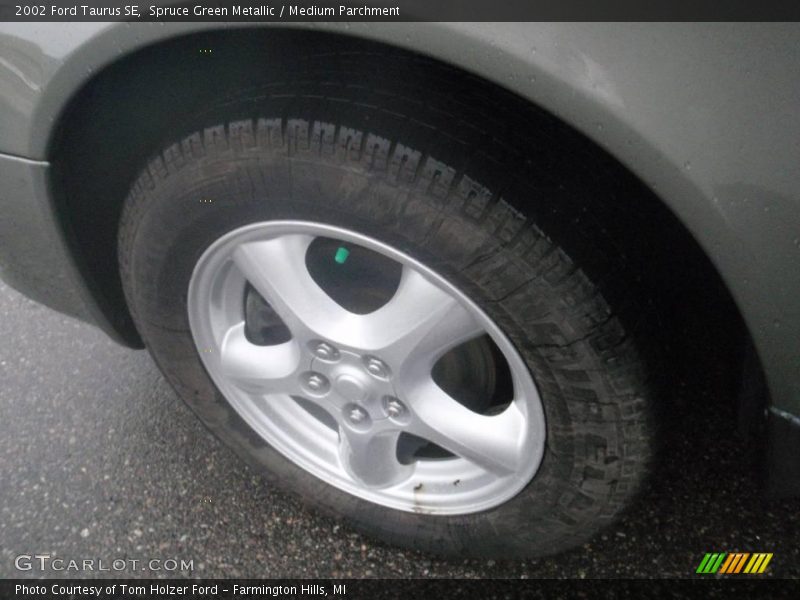 Spruce Green Metallic / Medium Parchment 2002 Ford Taurus SE