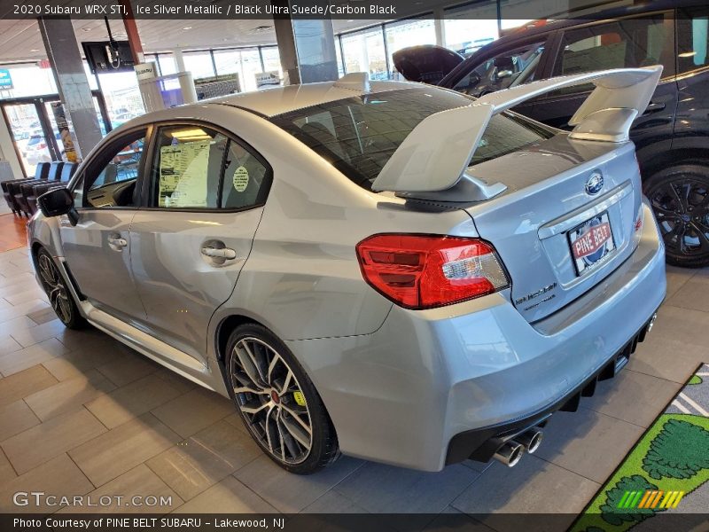 Ice Silver Metallic / Black Ultra Suede/Carbon Black 2020 Subaru WRX STI