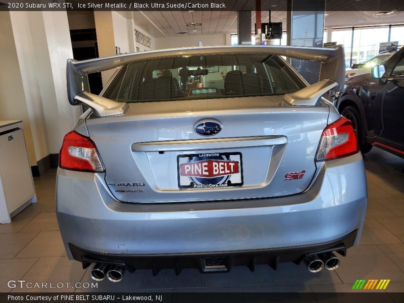 Ice Silver Metallic / Black Ultra Suede/Carbon Black 2020 Subaru WRX STI