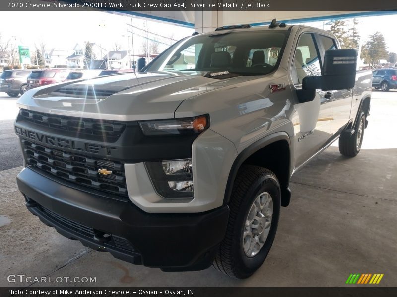 Silver Ice Metallic / Jet Black 2020 Chevrolet Silverado 2500HD Work Truck Crew Cab 4x4