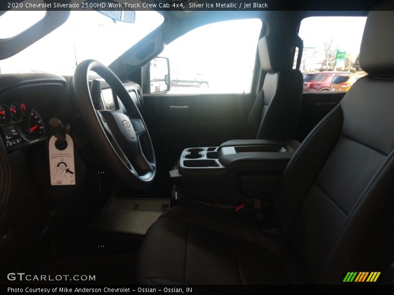 Silver Ice Metallic / Jet Black 2020 Chevrolet Silverado 2500HD Work Truck Crew Cab 4x4