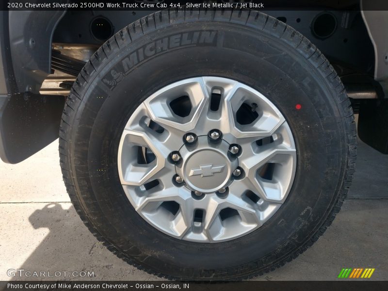 Silver Ice Metallic / Jet Black 2020 Chevrolet Silverado 2500HD Work Truck Crew Cab 4x4