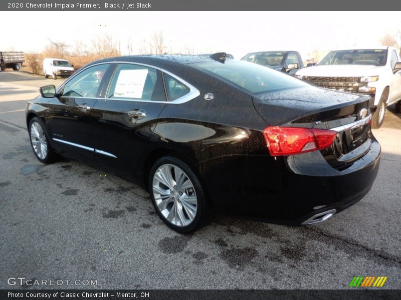 Black / Jet Black 2020 Chevrolet Impala Premier