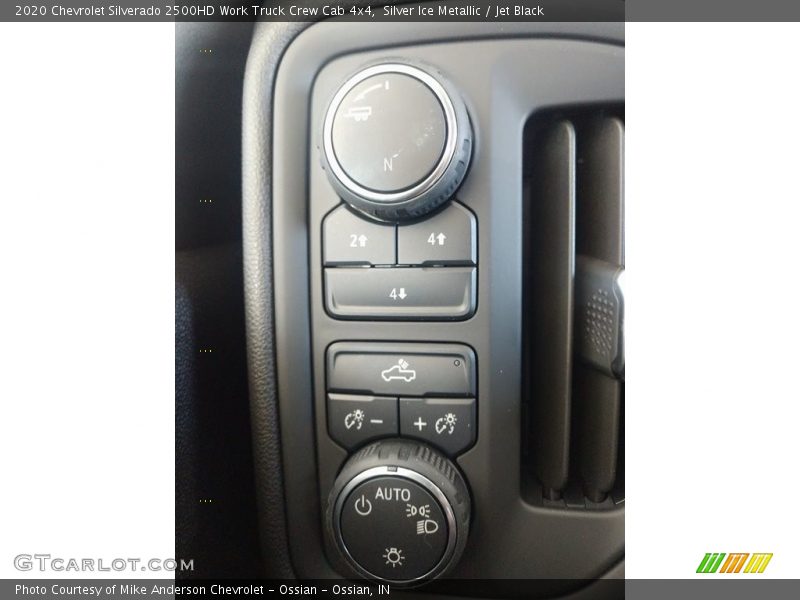 Silver Ice Metallic / Jet Black 2020 Chevrolet Silverado 2500HD Work Truck Crew Cab 4x4