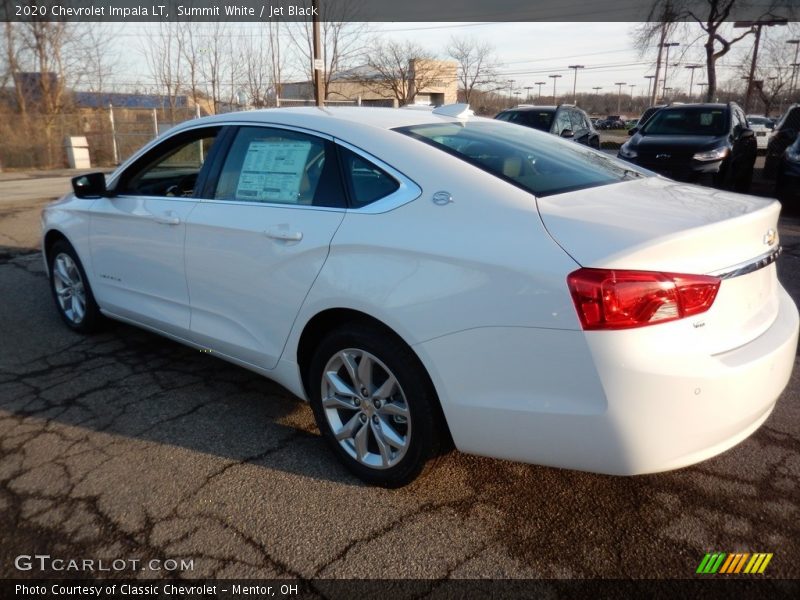 Summit White / Jet Black 2020 Chevrolet Impala LT