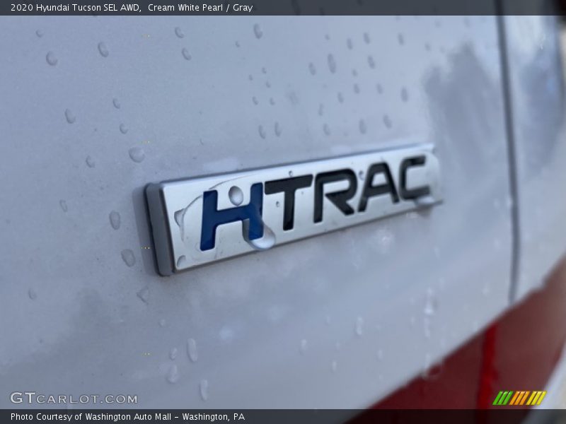 Cream White Pearl / Gray 2020 Hyundai Tucson SEL AWD
