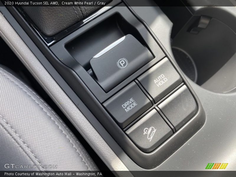 Cream White Pearl / Gray 2020 Hyundai Tucson SEL AWD
