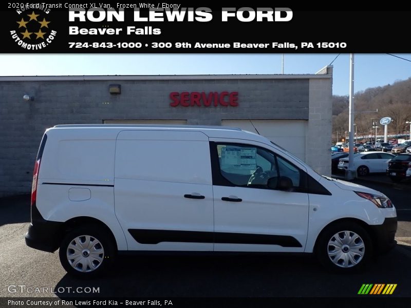 Frozen White / Ebony 2020 Ford Transit Connect XL Van