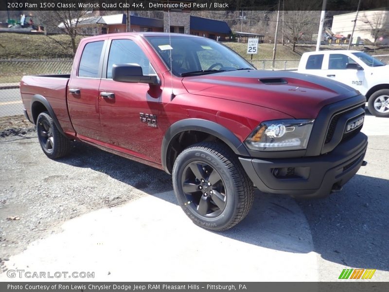 Delmonico Red Pearl / Black 2020 Ram 1500 Classic Warlock Quad Cab 4x4