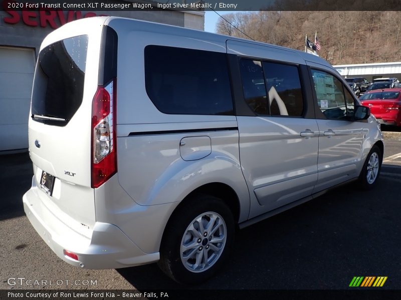Ingot Silver Metallic / Ebony 2020 Ford Transit Connect XLT Passenger Wagon