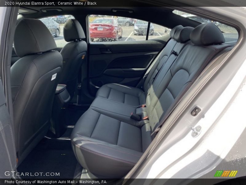 Ceramic White / Black 2020 Hyundai Elantra Sport