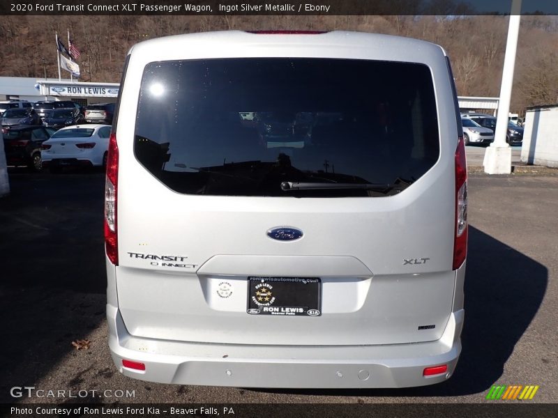 Ingot Silver Metallic / Ebony 2020 Ford Transit Connect XLT Passenger Wagon
