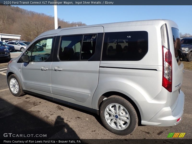 Ingot Silver Metallic / Ebony 2020 Ford Transit Connect XLT Passenger Wagon