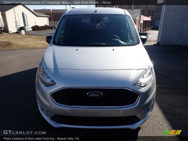 Ingot Silver Metallic / Ebony 2020 Ford Transit Connect XLT Passenger Wagon