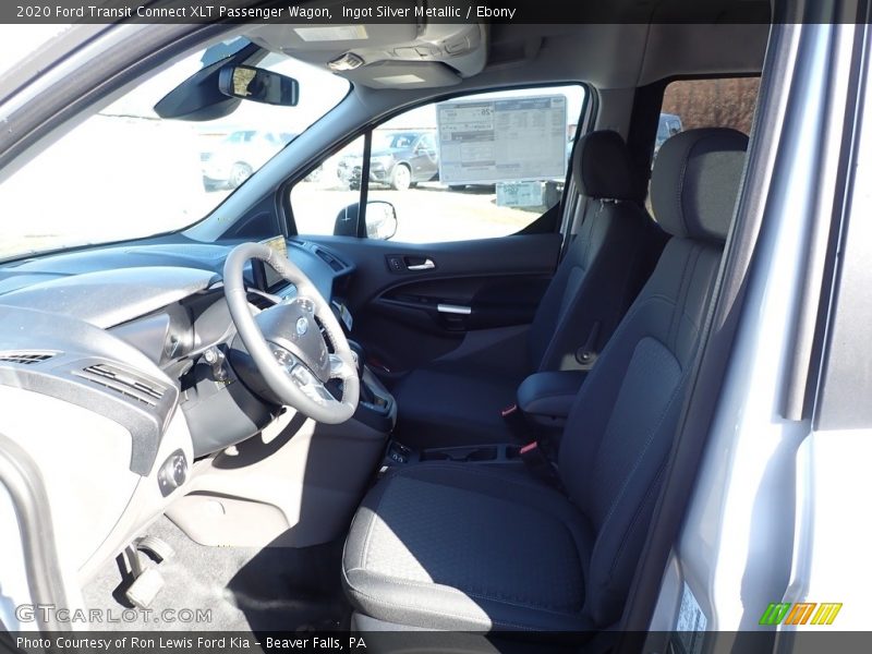 Ingot Silver Metallic / Ebony 2020 Ford Transit Connect XLT Passenger Wagon