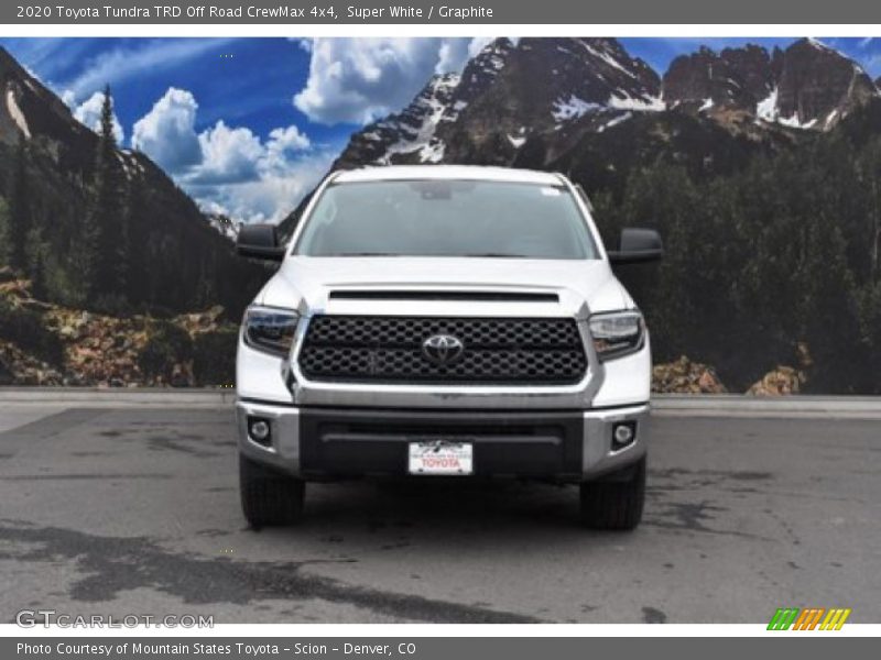 Super White / Graphite 2020 Toyota Tundra TRD Off Road CrewMax 4x4