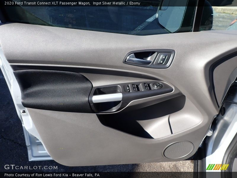 Ingot Silver Metallic / Ebony 2020 Ford Transit Connect XLT Passenger Wagon