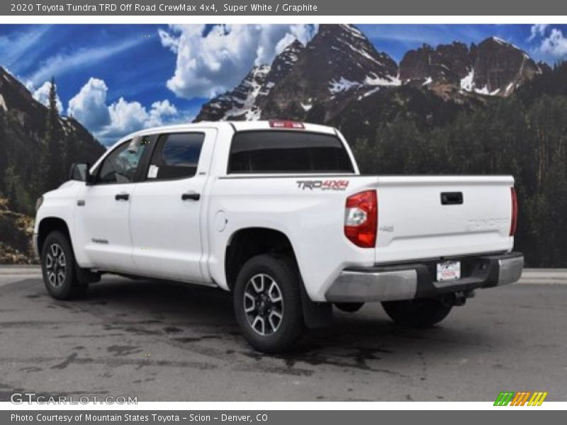 Super White / Graphite 2020 Toyota Tundra TRD Off Road CrewMax 4x4