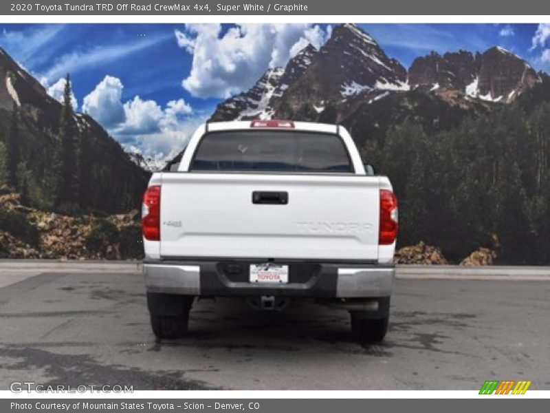 Super White / Graphite 2020 Toyota Tundra TRD Off Road CrewMax 4x4